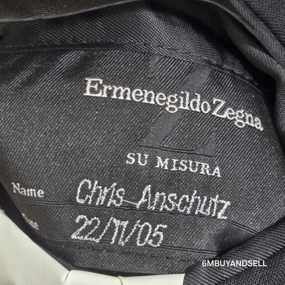 Ermenegildo Zegna Su Misura High Performance Black Wool Blazer Jacket 54R US 44R - Picture 9 of 16